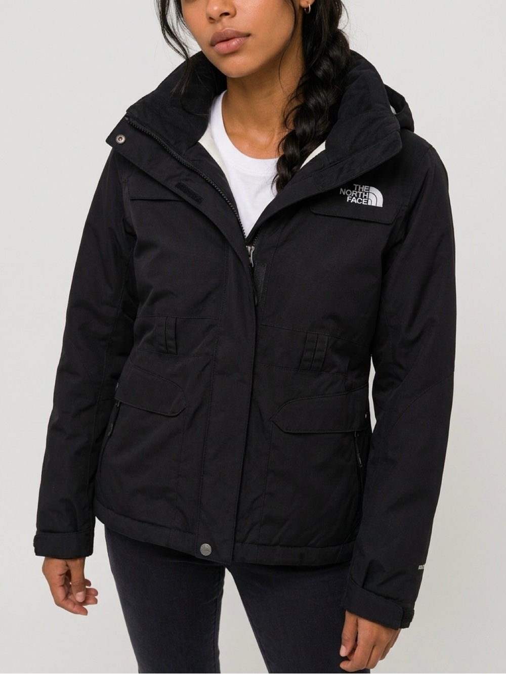 The North Face Women's Black Hooded Ski Jacket